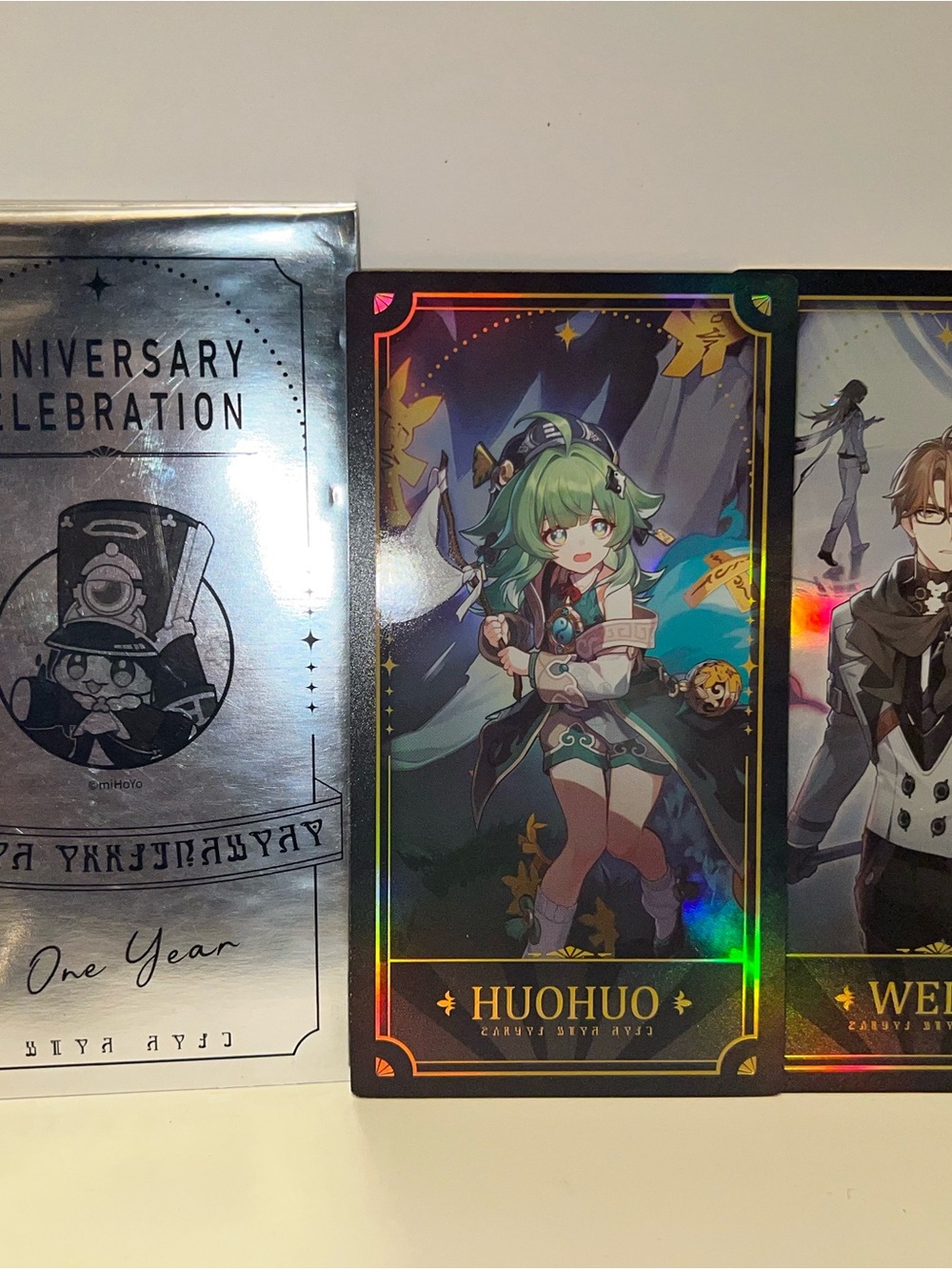 Honkai Star Rail One Year Anniversary Collection Cards